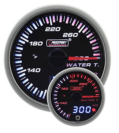 Prosport Gauges - 2-3/8" JDM Electrical Water Temperature Gauge
