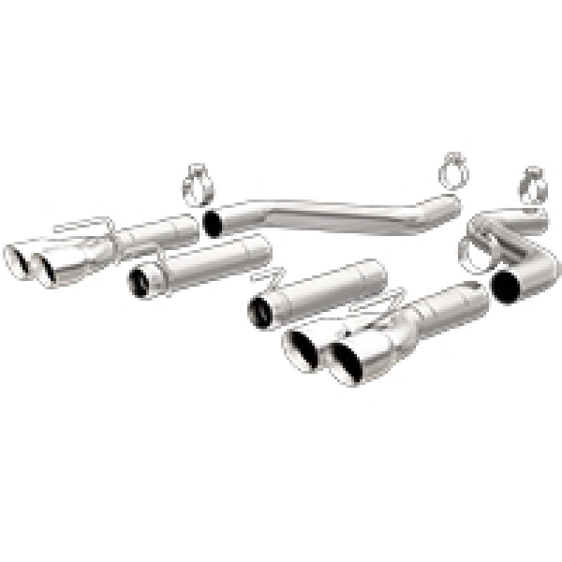 MagnaFlow Axle-Back, SS, 3in, Quad Split Traseiro 3.5 Tips 2015 Dodge Challenger incl SRT Hellcat