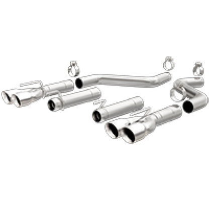 MagnaFlow Axle-Back, SS, 3in, Quad Split Traseiro 3.5 Tips 2015 Dodge Challenger incl SRT Hellcat