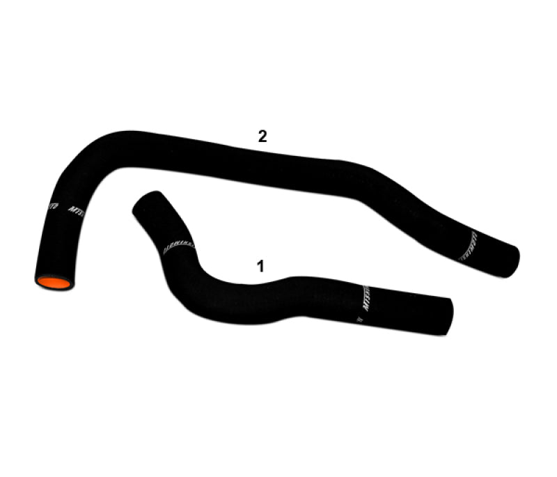 Mishimoto 92-00 Honda Civic con B16 / 99-00 Civic SI Kit de manguera de silicona negra
