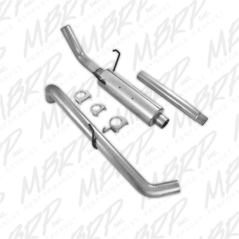 MBRP 2004-2005 Dodge Ram Hemi 1500 5.7L SC/CC-SB Cat Back Single Side AL P Series Escape