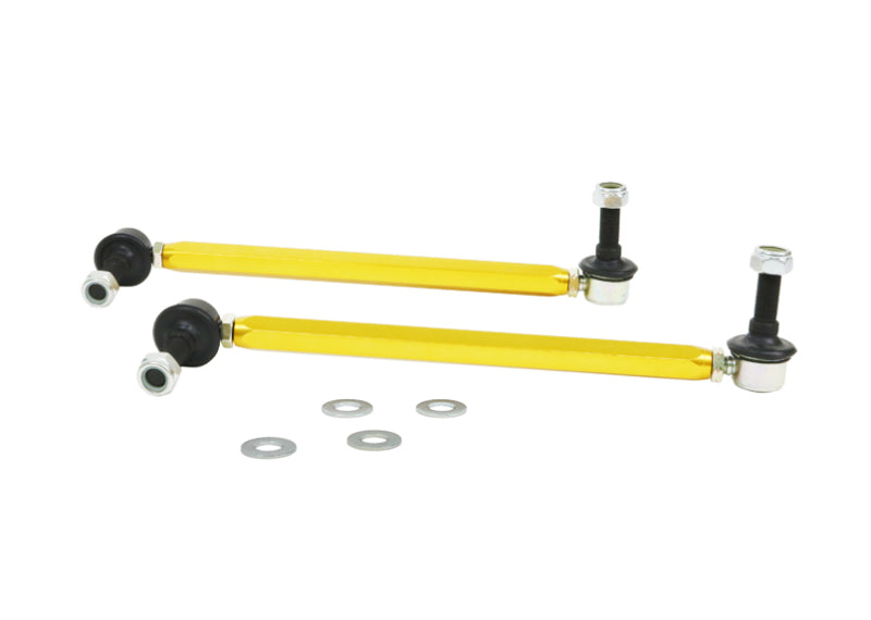 Whiteline 18-19 Kia Stinger Ensamblaje de barra estabilizadora delantera Bola de acero ajustable resistente