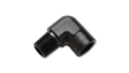 Vibrante adaptador de tubo de 90 grados NPT hembra a macho de 3/8 pulg.