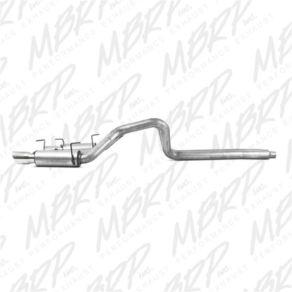 MBRP 05-09 Ford Mustang GT 4.6L Dual Split Rare Race Versão AL/3in Cat Back Exhaust System