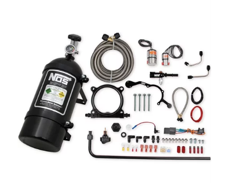 Nitrous Oxide System - NOS Wet Nitrous System for 2015-2017 Ford Mustang 5.0L Coyote [Black Bottle] (02126BNOS)