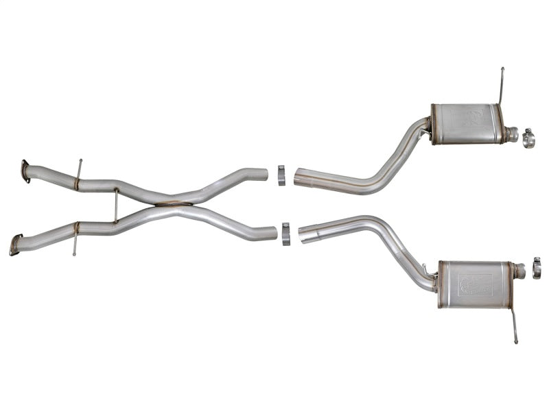 escape aFe MACHForce XP Cat-Back inoxidável sem pontas 12-15 Jeep Grand Cherokee SRT/SRT-8 V8 Hemi 6.4L