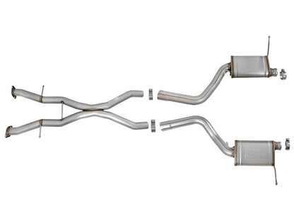 escape aFe MACHForce XP Cat-Back inoxidável sem pontas 12-15 Jeep Grand Cherokee SRT/SRT-8 V8 Hemi 6.4L