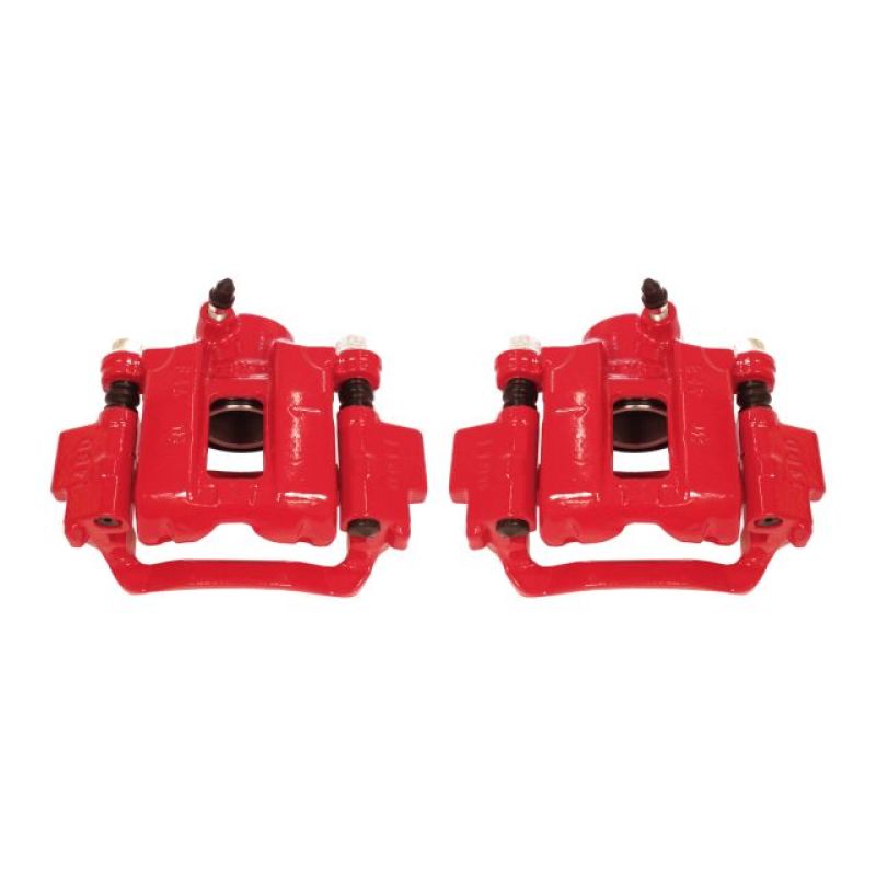 Power Stop 10-18 Lexus GX460 traseiro vermelho pinças com suportes - par