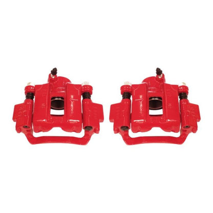 Power Stop 10-18 Lexus GX460 traseiro vermelho pinças com suportes - par