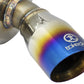 aFe POWER Takeda 16-17 Honda Civic I4-1.5L (t) 2.5-2.25in 304 SS CB Dual-Exit Exhaust Blue Tips