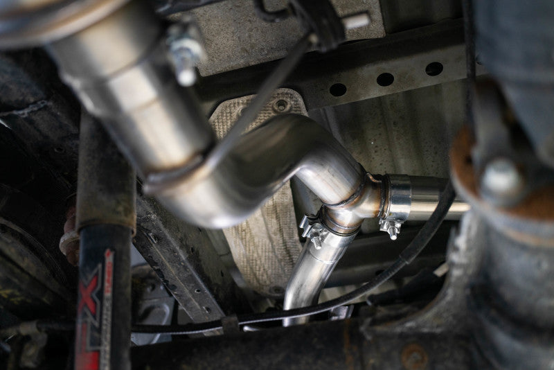 MBRP 19-20 Ford Ranger 2.3L T304 3in Dual Split Rear Outlet 4in OD Tips Cat Back Escape