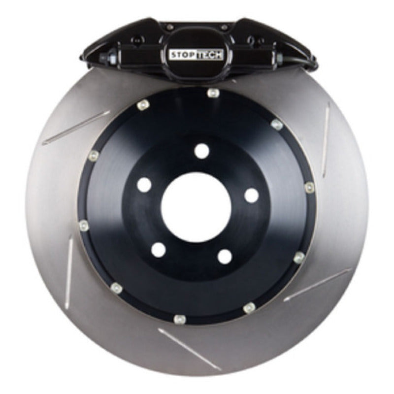 StopTech BBK Rear 04 Acura TSX Rear Black ST-22 Slotted 328x28