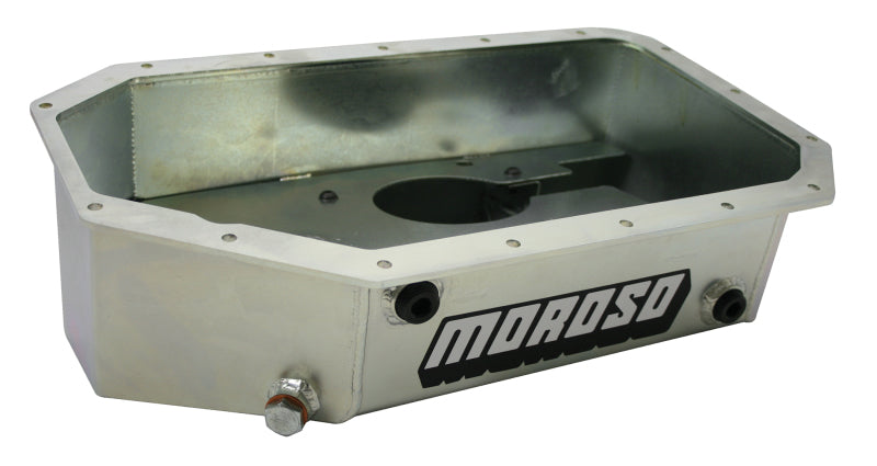 Moroso Acura/Honda K Series Swap Road Race Baffled Extra Capacity 5.5in Steel Oil Plate