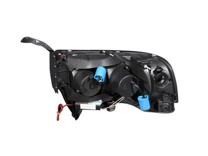 ANZO 1994-2001 Dodge Ram Projetor Faróis c/ Halo Cromado