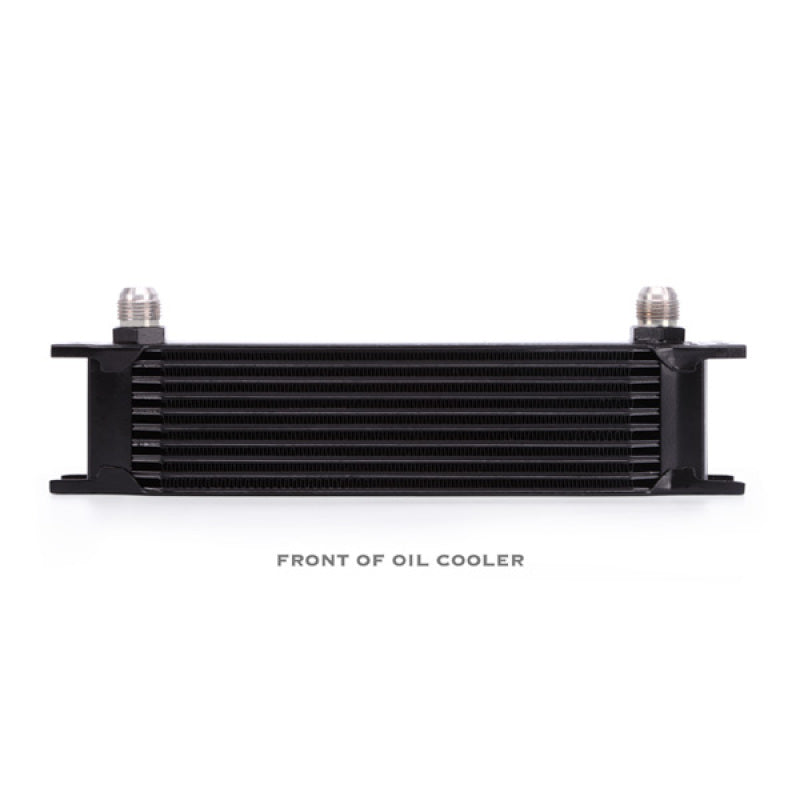 Kit de resfriador de óleo Mishimoto universal de 10 fileiras - preto