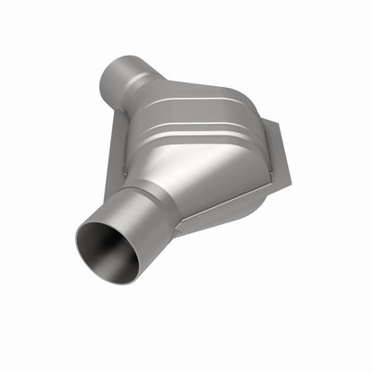 MagnaFlow Universal Catalytic Converter 2.00in Angled In/Out Frnt CA