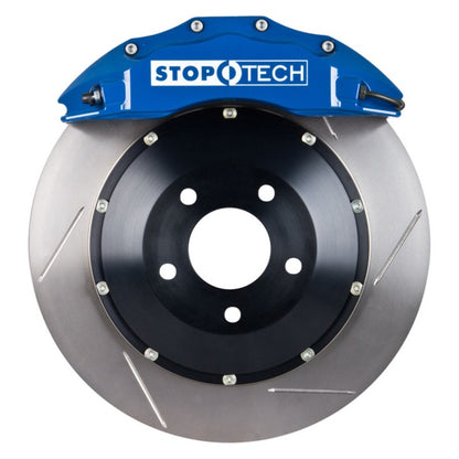 StopTech BBK 07-13 BMW 335i/335d Front 355x32 Slotted 2pc Rotors ST-60 Blue Calipers