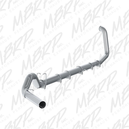 MBRP F-250/350 7.3L todos los modelos 5in Turbo Back Single Side Exit Sin silenciador AL