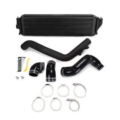 Mishimoto 2017+ Honda Civic Type R Intercooler Kit - Intercooler negro Tubos negros