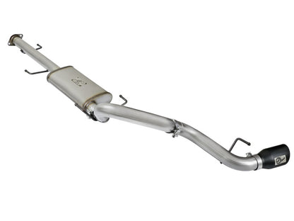 aFe MACH Force Xp 3in SS Cat-Back Escape de salida de un solo lado con puntas negras 07-14 Toyota FJ Cruiser
