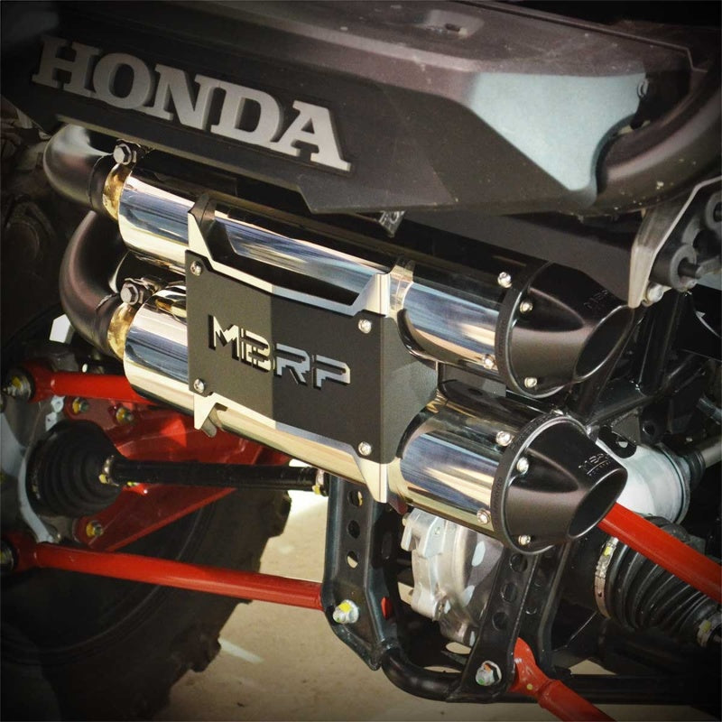 MBRP 19-20 Honda Talon Sistema de escape doble deslizable con silenciador de rendimiento