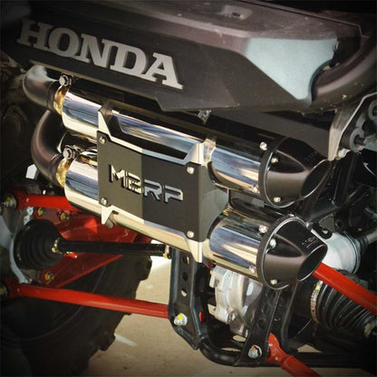 MBRP 19-20 Honda Talon Sistema de escape doble deslizable con silenciador de rendimiento