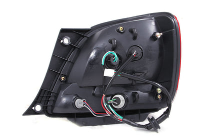 ANZO 1998-2005 Lexus Gs300 Lanternas traseiras de LED vermelho/transparente