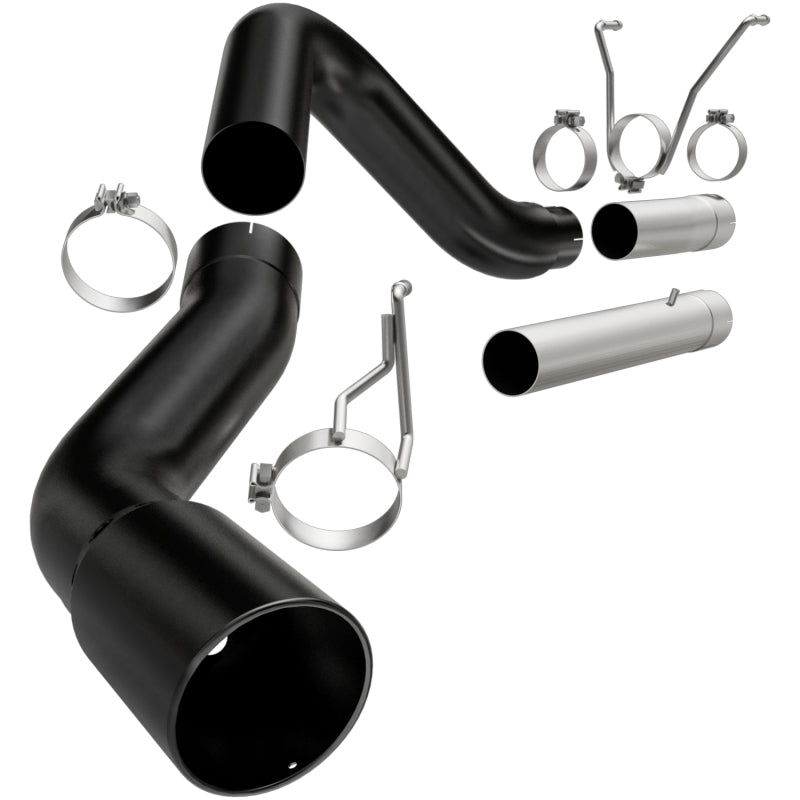 MagnaFlow 07-10 Dodge 2500/3500 409 SS DPF Traseira 5 pol. Escape de saída única - Preto