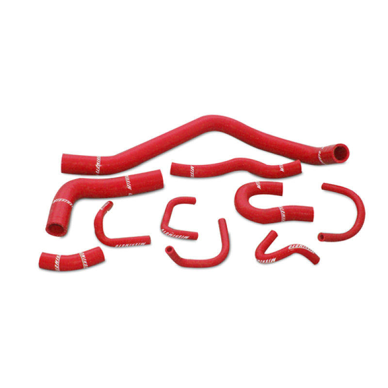 Mishimoto 88-91 Honda Civic Kit de manguera de silicona roja