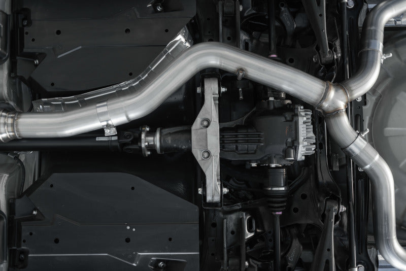 MBRP 15-19 Subaru WRX 2.0L/STI 2.5L 3 pol. Saída traseira dupla dividida com ponteiras de 3,5 pol. - T304 (versão de corrida)