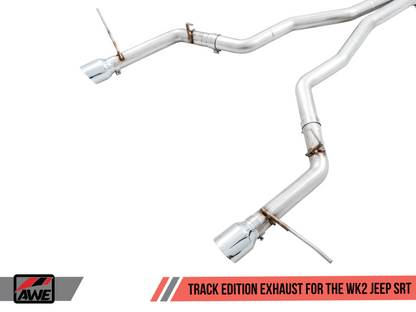Escape AWE Tuning 2020 Jeep Grand Cherokee SRT Track Edition - Chrome Silver Tips