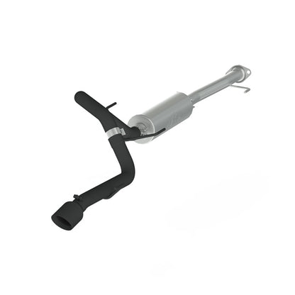 MBRP 10-18 Toyota 4 Runner BLK 4in OD Punta Single Rear Exit 2.5in Cat Back Escape