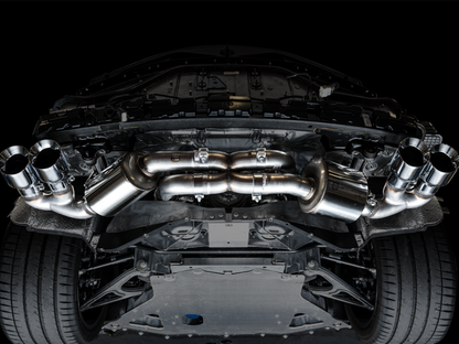 Escape AWE Tuning 2020 Chevrolet Corvette (C8) Touring Edition - Quad Chrome Silver Tips