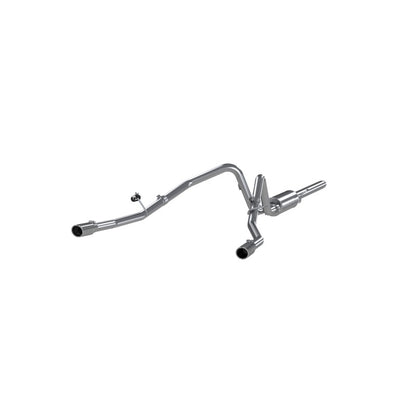 MBRP 2004-2008 Ford F150 4.6/5.4L EC/CC-SB Cat Back Dual Split traseiro