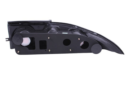 ANZO 1995-1999 Mitsubishi Eclipse Lanternas traseiras pretas