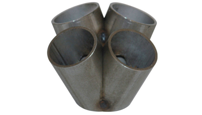 Vibrante 4 em 1 SS Turbo Mani Collector para T3 T3/T4 em Flange 48mm Pipe OD 3in de altura 72mmx48mm out