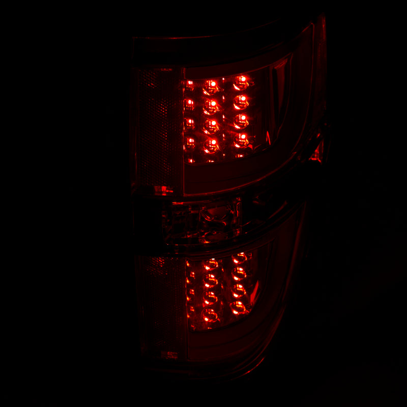 ANZO 2009-2013 Ford F-150 LED lanternas traseiras fumaça