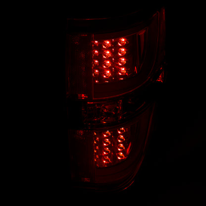 ANZO 2009-2013 Ford F-150 LED lanternas traseiras fumaça
