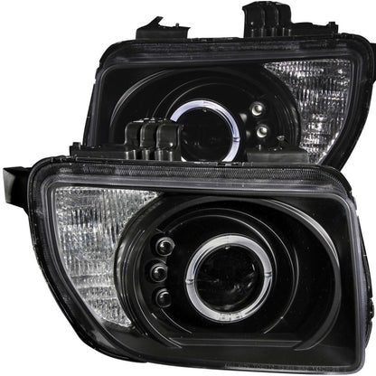 ANZO 2003-2006 Honda Element Projector Faróis c/ Halo Black