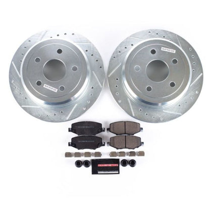 Power Stop 07-17 Jeep Wrangler Trasero Z23 Evolution Sport Kit de Frenos