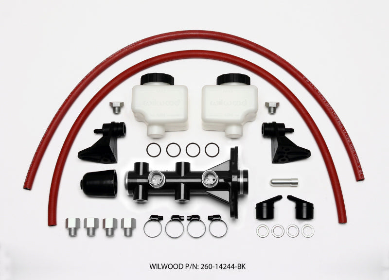 Wilwood Tandem Cilindro Mestre Remoto - 1 1/8 pol. Furo Preto