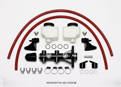 Wilwood Tandem Cilindro Mestre Remoto - 1 1/8 pol. Furo Preto