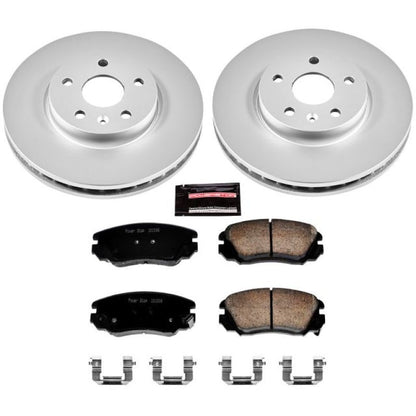Power Stop 2010 Buick Allure Front Z17 Evolution Geomet Juego de frenos revestidos