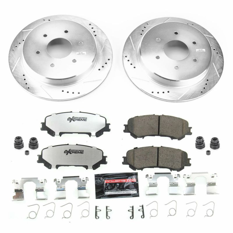 Power Stop 17-19 Nissan Titan Rear Z36 Kit de freno de camión y remolque