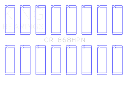 King Engine Bearings Ford Prod V8 4.6L/5.4L (Size 0.50) Performance Rod Bearing Set