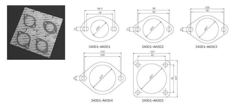 Junta HKS 85mm Universal EX (2uds)