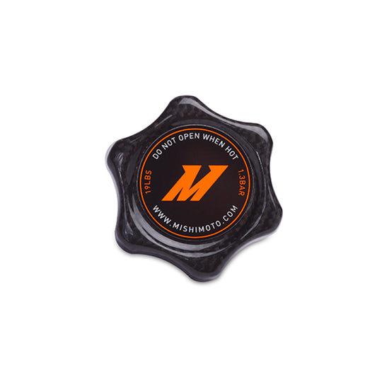 [GARAGE SALE] - Mishimoto 1.3 Bar Rated Carbon Fiber Radiator Cap Small Import