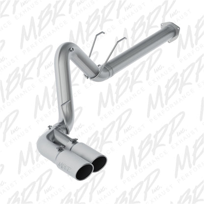 MBRP 17-19 Ford F250/350/450 6.4 L Filtro trasero Sistema de escape de salida doble de un solo lado