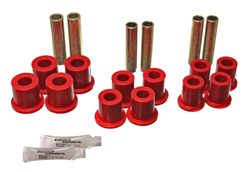 Buchas de mola de suspensão de energia - vermelho