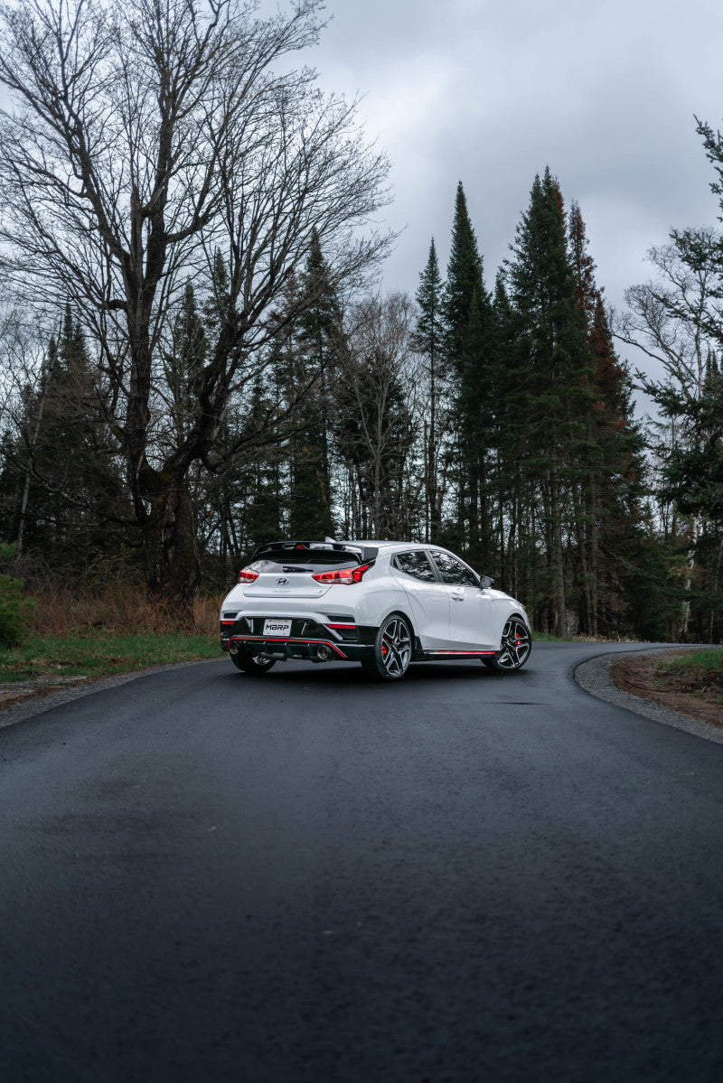 MBRP 2019+ Hyundai Veloster N 2.0L Turbo 3in Cat Back - Aço Aluminizado - Ponta T304